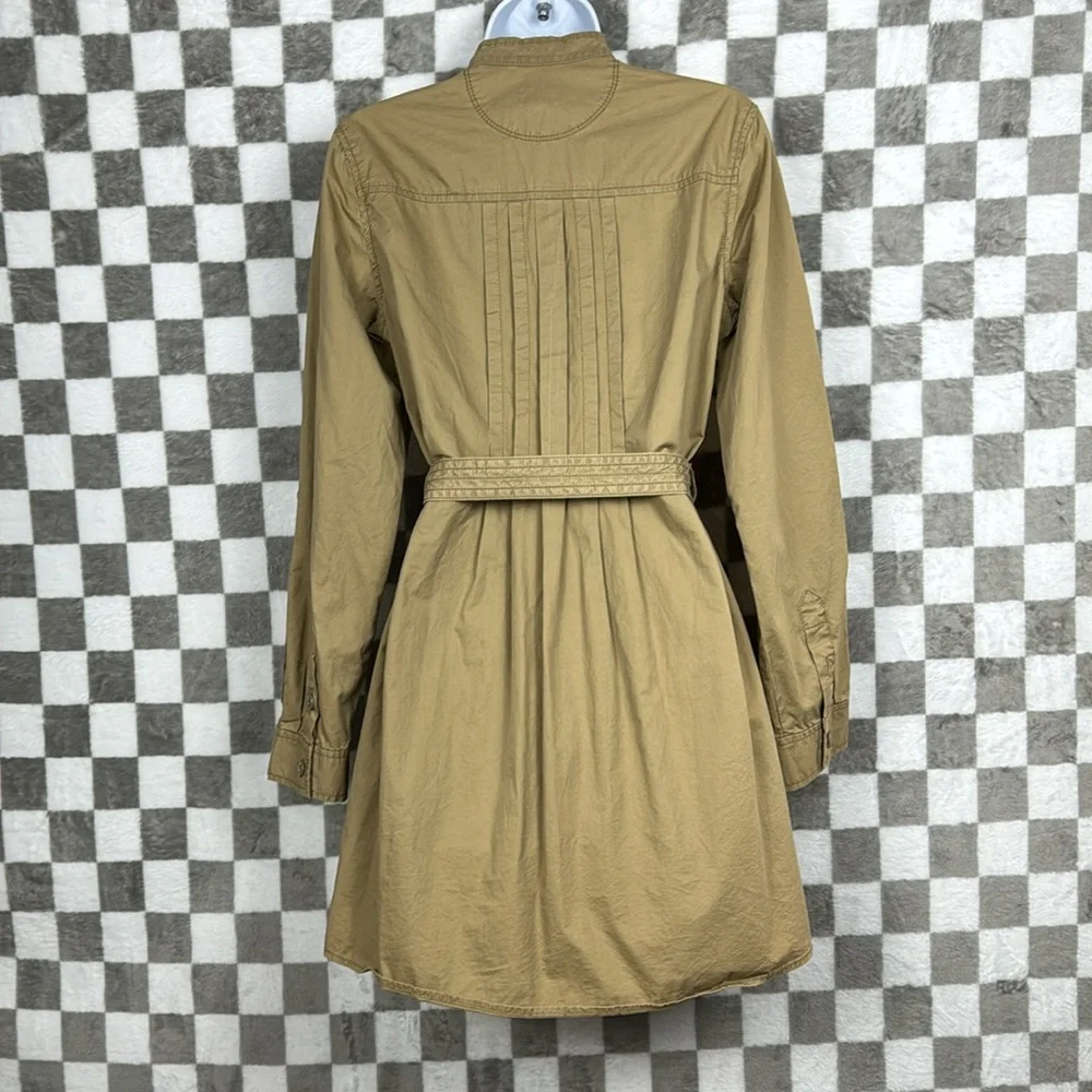 Converse One Star Dress Button down long sleeve size S kakhi tan - Picture 5 of 9